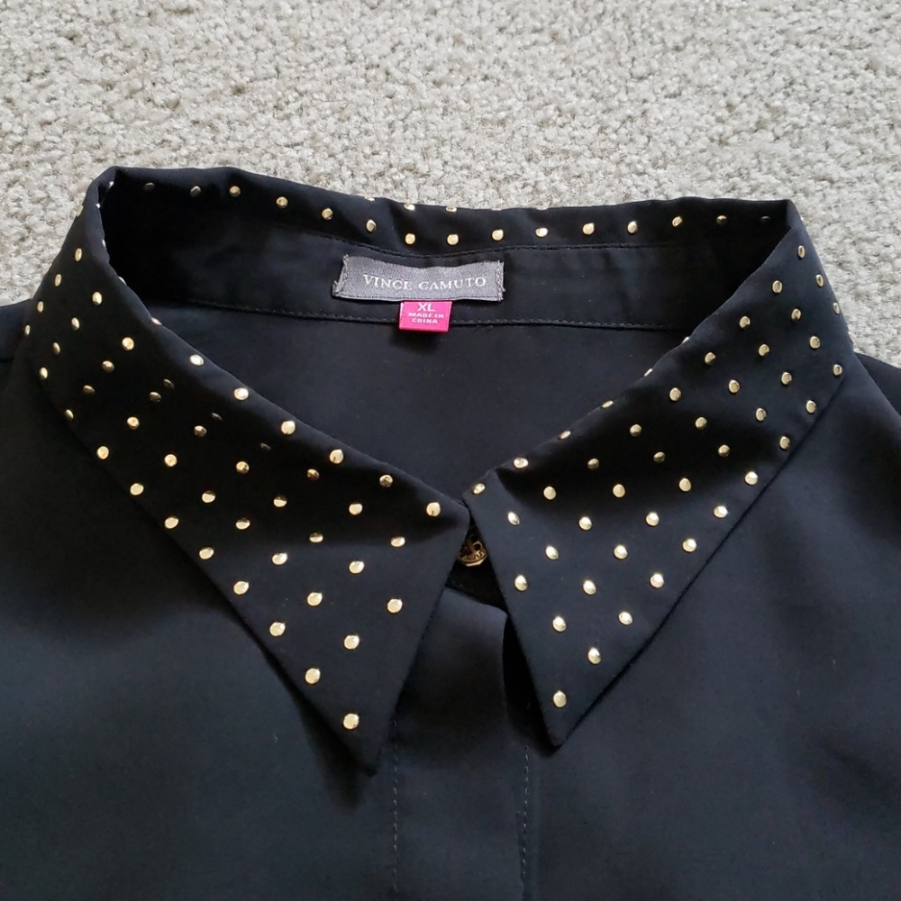Vince Camuto Black Blouse